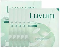 Набор масок для лица Luvum Green Citrus Vitamin C Gel Plus, 5 шт.