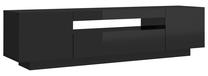 TV galds VLX LED 804434, melna krās., 160 cm x 35 cm x 40 cm