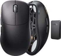 Bezvadu spēļu pele Lamzu Thorn 4K, 2.4ghz wireless / usb, melns krās.