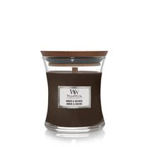 Žvakė, aromatinė WoodWick Amber & Incense, 20 - 30 h, 85 g, ruda sp.