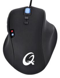 Laidinė žaidimų pelė Qpad 5K Pro, juoda sp.