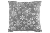Kalėdinė dekoratyvinė pagalvėlė Winteria Frost, balta sp./pilka sp., 45 cm x 45 cm