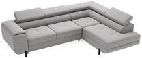 Kampinė sofa - lova Polak Meble Melman Curio 93, pilka sp., kairinė, 274 x 203 cm x 76 cm