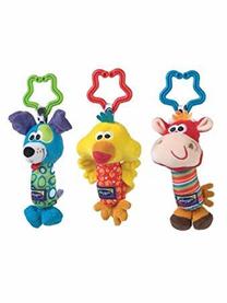 Rotaļlietas ratiem Playgro My First Tinkle Trio, daudzkrāsaina
