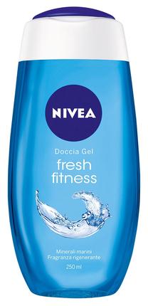 Kūno prausimosi želė vyrams Nivea Fitness Fresh, 250 ml