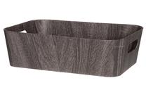 Daiktadėžė 4Living Sense 639009, tamsiai pilka sp., 37.5 x 26 x 11 cm