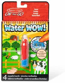 Набор для рисования Melissa & Doug Water Wow Farm, красный цв./желтый цв./зеленый цв.