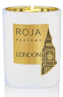 Žvakė, aromatinė Roja Parfums London, 50 - 60 h, 300 g, aukso sp./balta sp.