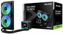 Vandens aušintuvas procesoriui ASRock Challenger 240 Digital (90-ACLA24-BAAGA6), 277 mm x 27 mm
