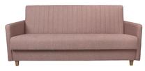 Sofa-lova Beira, rožinė sp., 206 x 98 cm x 96 cm