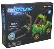 Konstruktorius Crystaland Forklift With Light, 188 vnt.