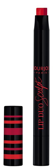 Lūpu krāsa Bourjois Paris Lip Duo Sculpt, 1.1 g, 06 rouge tango