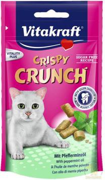 Kārumi kaķiem Vitakraft Crispy Crunch, piparmētra, 0.06 kg