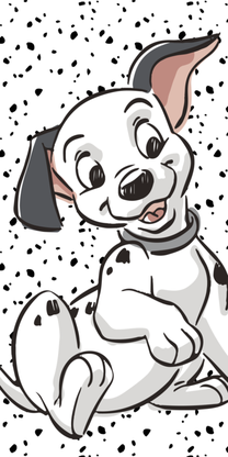 Детям Lucky 101 Dalmatians, белый цв., 140 см x 70 см