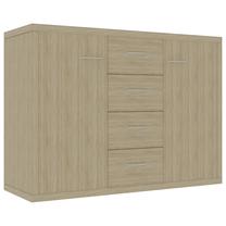 Komoda VLX 800687, ąžuolo sp., 65 cm x 88 cm x 30 cm