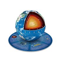 3D пазл Jokomisiada Earth Structure ZA5348, 25 см x 25 см, 50 шт., многоцветный