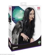 Perukas Amelia H6033, juoda sp.