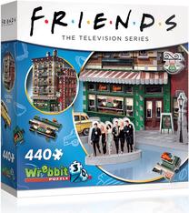 3D dėlionė Tactic Friends Central Perk 429502, 24 cm x 19 cm, 440 vnt., įvairių spalvų