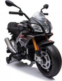 Vaikiškas elektrinis motociklas Lean Toys Aprilia A010, juoda sp.