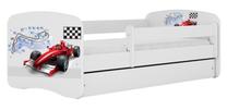 Vaikiška lova Kocot Kids Babydreams Formula, balta sp., 80 x 180 cm, su patalynės dėže, su čiužiniu