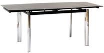 Stalas išskleidžiamas GD-020, juoda sp., 120 - 180 cm x 80 cm x 76 cm