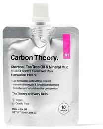 Sejas maska Carbon Theory Breakout Control Facial Wet Mask, 50.0 ml