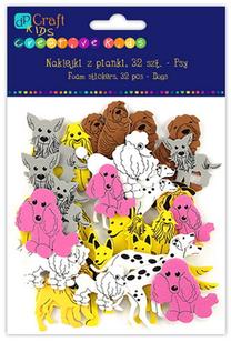 Lipdukas DallPrint Puppies, vaikiški įvairių spalvų