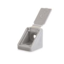 Fiksators Haushalt F2/S24, 2 cm x 2 cm x 0.4 cm, pelēka krās., 20 gab.