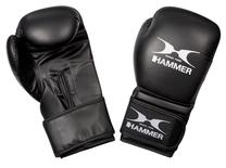 Боксерские перчатки Hammer Premium Training, белый цв./черный цв., 8 oz