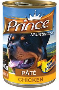 Šlapias šunų maistas Prince, vištiena, 0.4 kg