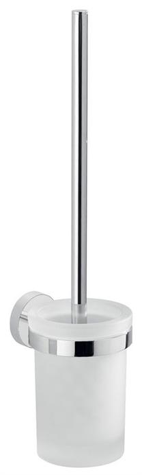 Щетка для унитаза Gedy Eros 158211, белый цв./хромовый цв., 8.5 см x 36.6 см x 12 см