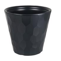 Puķu pods Prosperplast Rocka, plastmasa/polietilēns, Ø 39.1 cm, antracīta krās.