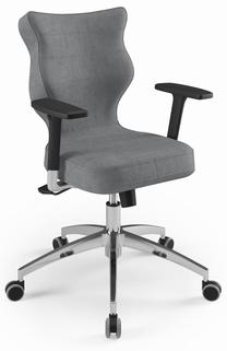 Darbo kėdė Perto Poler AL03, 42.5 x 40 x 71 - 82 cm, pilka sp.