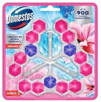 WC valiklis - gaiviklis Domestos Power 5 Magnolia, 150 g, 3 vnt.