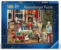 Dėlionė Ravensburger Demelsa Haughton Enchanted Christmas, 36 cm x 50 cm, 500 vnt., įvairių spalvų