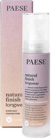 Šķidrā grima bāze Paese Natural Finish Longwear, sand beige krās., 2.5, 30 ml