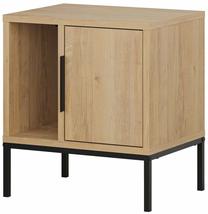 Naktinis staliukas Kalune Design Glynn, sapphire oak sp., 50 cm x 45 cm x 35 cm