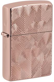 Зажигалка Zippo Armor Hearts Design 48919, бронзовый цв.