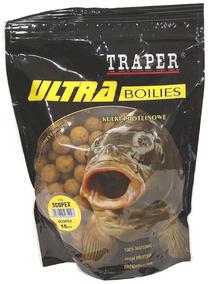 Barība zivīm Traper Ultra Banana, 1.6 cm, 500 g, brūna krās.