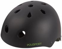 Шлем для катания на роликах Polisport, черный цв.