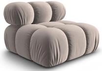 Modulinė sofa Micadoni Home Bellis Armless, smėlio sp., 94 x 94 cm x 63 cm