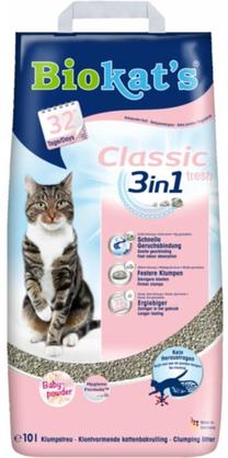 Kačių kraikas Gimborn Biokats Classic Fresh 61386, organinis (sušokantis), 10 l