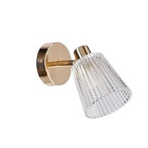Lampa sienas Candellux Lighting Baron 91-54715, G9, 1 x 40 W, caurspīdīga krās. / zelta krās.