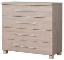 Komoda Bodzio Panama PA11 Latte, smėlio sp., 89 cm x 90 cm x 44 cm