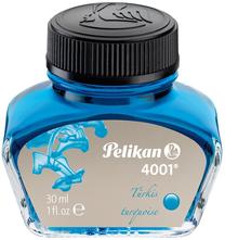 Tinte Pelikan 4001, tirkīza krās.