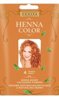 Krāsainais pūderis Venita Henna Color, henna krās., Henna 4, 25 ml