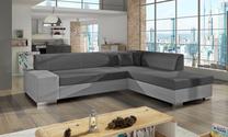Kampinė sofa Porto Soro 93, Soro 83, tamsiai pilka sp., dešininė, 217 x 278 cm x 74 cm