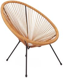 Lauko kėdė Homla Acapulco ALL 994658, juoda sp./medžio sp., 73 cm x 93 cm x 85 cm