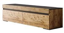 ТВ стол Kalune Design FR3, антрацитовый цв./сосновый цв., 180 см x 46.3 см x 45.4 см