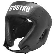 Bokso šalmas SportKO OK1, juoda sp., L - 57-60 cm